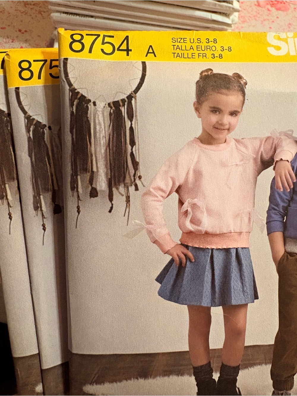 BN UNCUT SIMPLICITY 8754 A SEWING PATTERNS